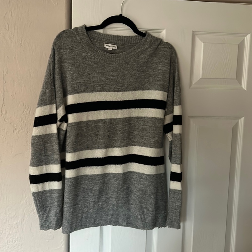 Oversized striped sweater